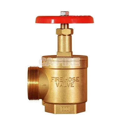 CA النار 2 "/2.5" بوصة BSPT NPT الموضوع النحاس الهبوط صنبور النار صمام زاوية الهبوط صمام 65 مللي متر