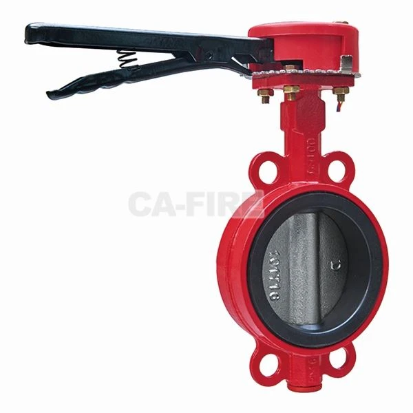 Wafer-Type Quick-Acting Fire Butterfly Valve